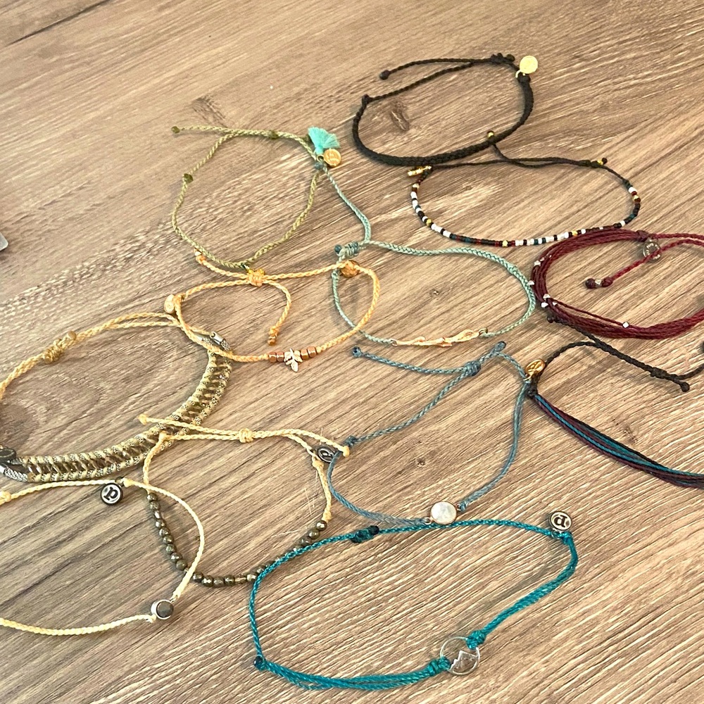 Lot of 12 Pura Vida bracelets